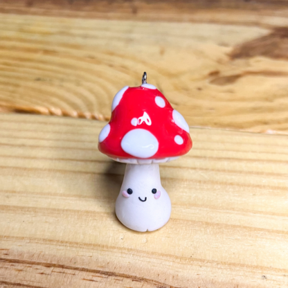 Amanita Mushy Polymer Clay Charm