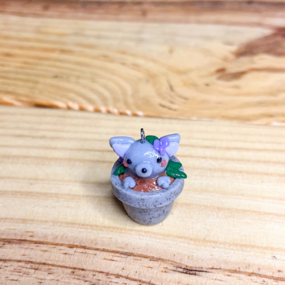 Wolfsbane Polymer Clay Charm